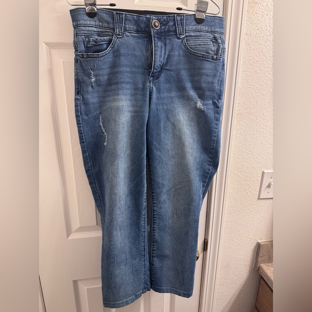Democracy Straight Leg Jeans with Stretch Waist